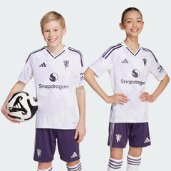 Kids' Manchester United Away Mini Set Shirt & Short 25-26