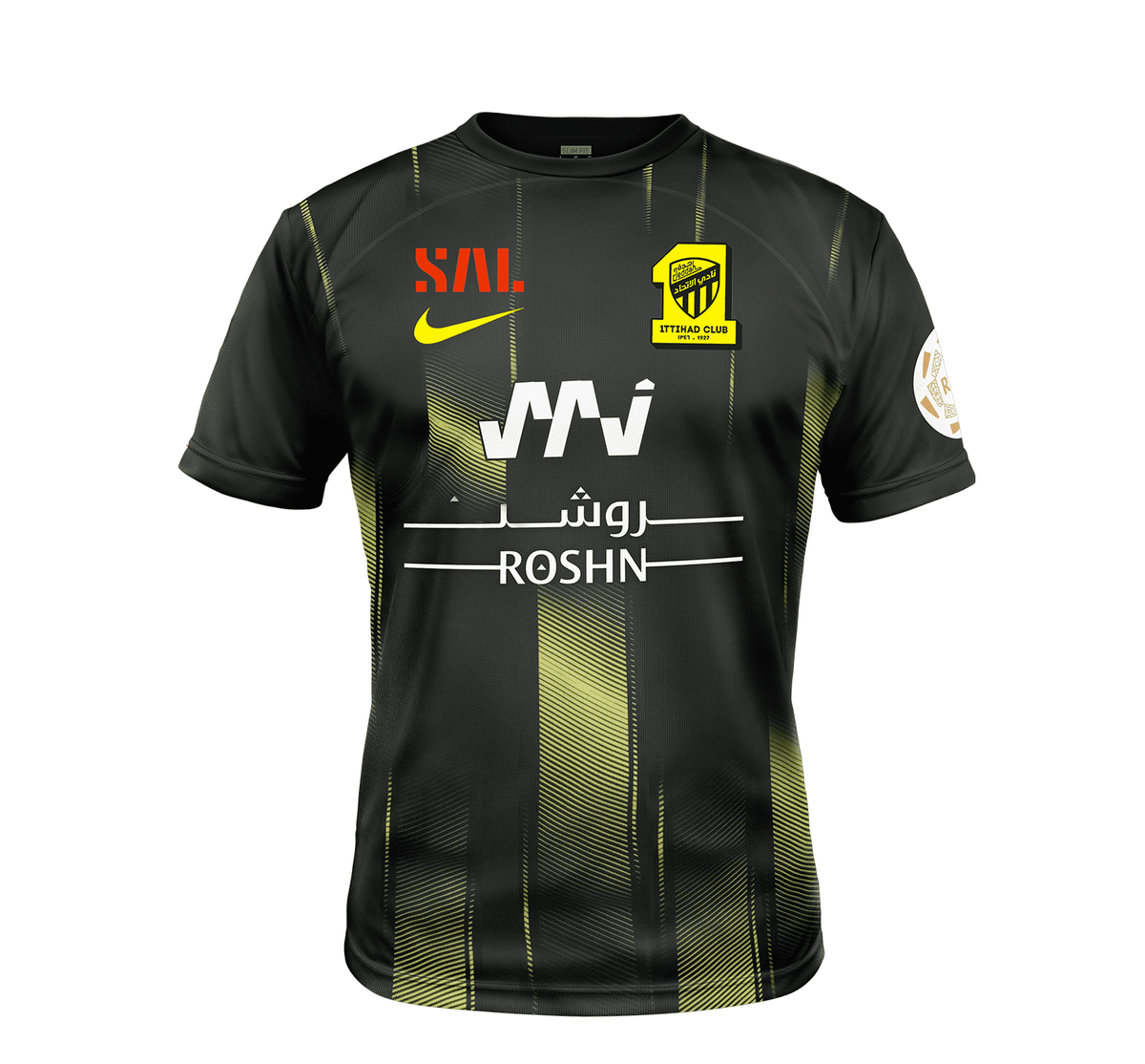 Nike Al-Ittihad 23/24 Third Jersey   تيشرت نادي الاتحاد الاحتياطي نسخة اللاعبين