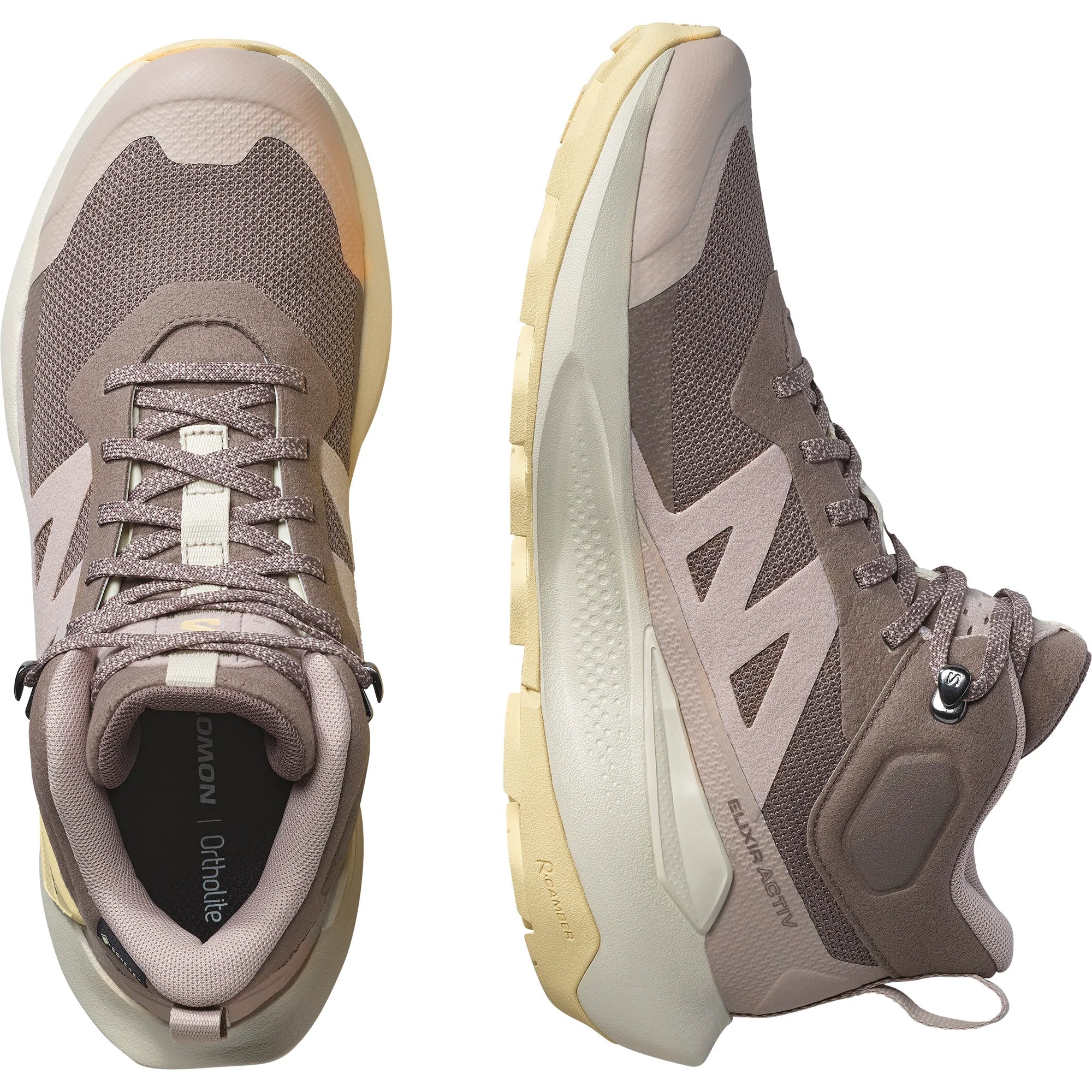 حذاء سالومون النسائي إليكسير أكتيف ميد غور-تكس